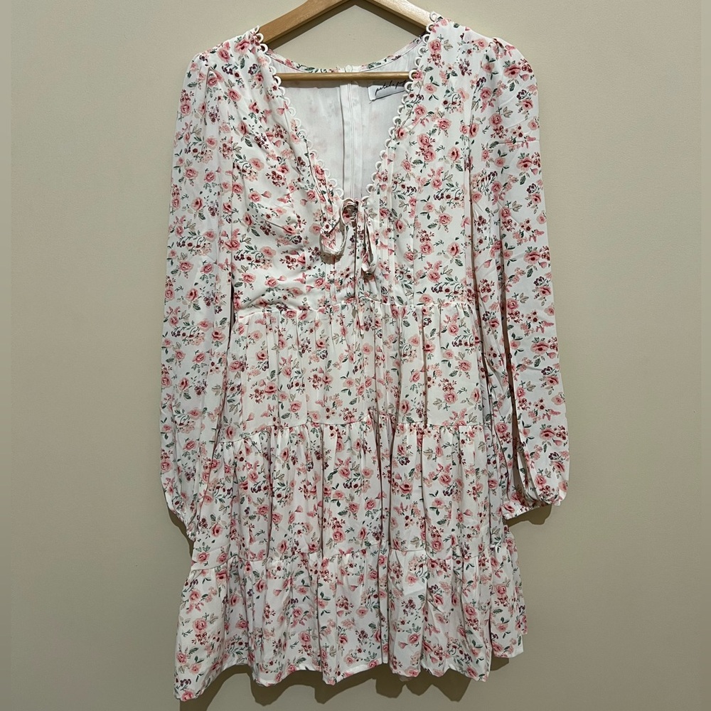 Petal & Pup Thekla Floral Long Sleeve Mini Dress